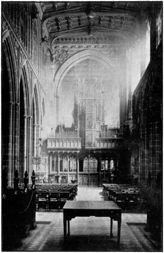 THE NAVE FROM THE WEST.