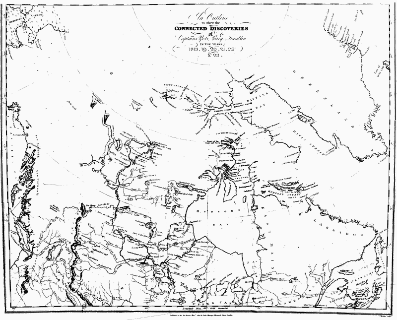 The Connected Discoveries of Captains Ross, Parry, and Franklin in the years 1818, 19, 20, 21, 22 & 23.