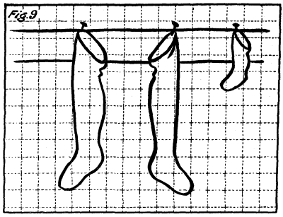 Figure 9: Stockings hanging up.