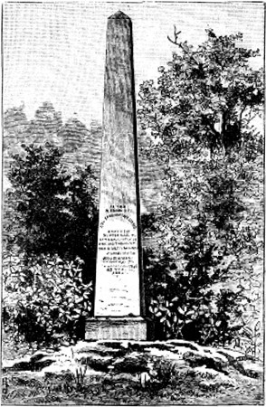 COLONEL WILLIAMS' MONUMENT.