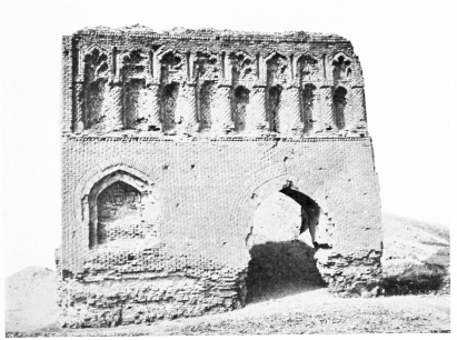 Fig. 43.—RAḲḲAH, BAGHDÂD GATE FROM EAST.
