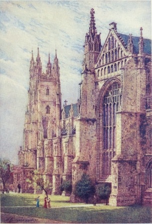 Image unavailable: SOUTH-WEST TRANSEPT AND ST GEORGE’S TOWER, CANTERBURY
CATHEDRAL