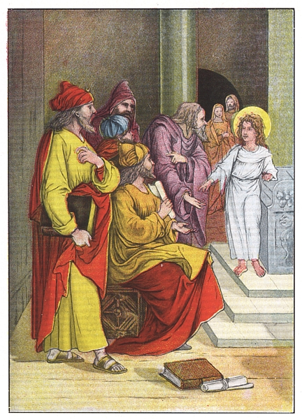Jesus in temple