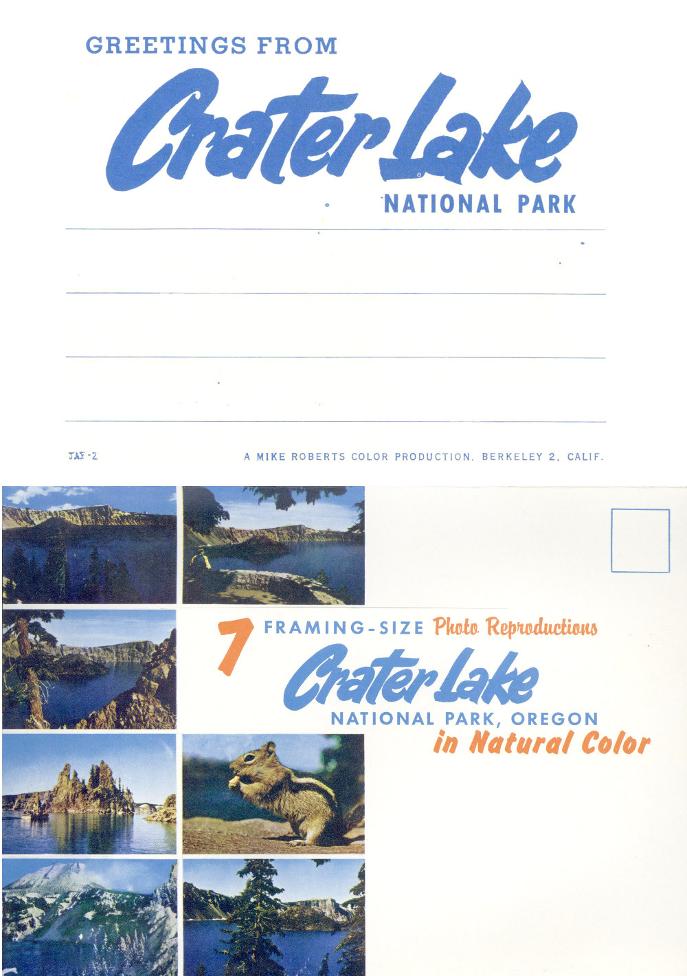 Greetings From Crater Lake National Park