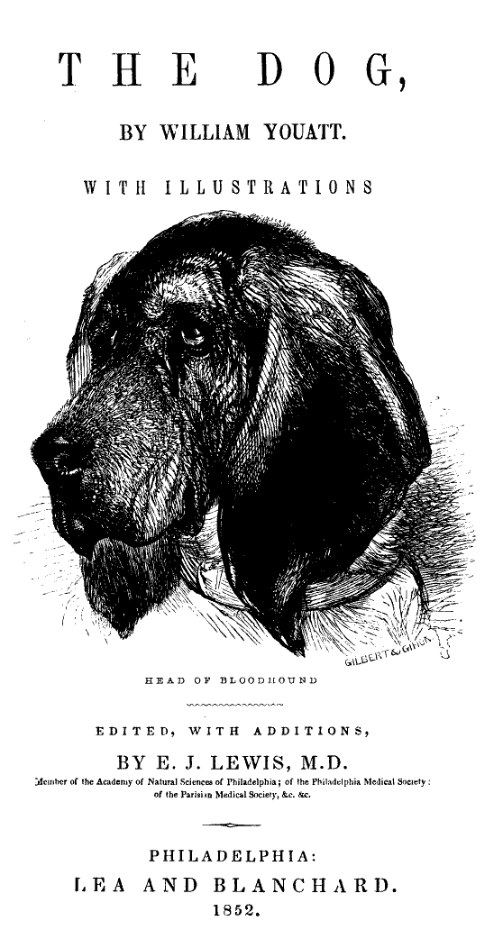 Title-page with head of hound